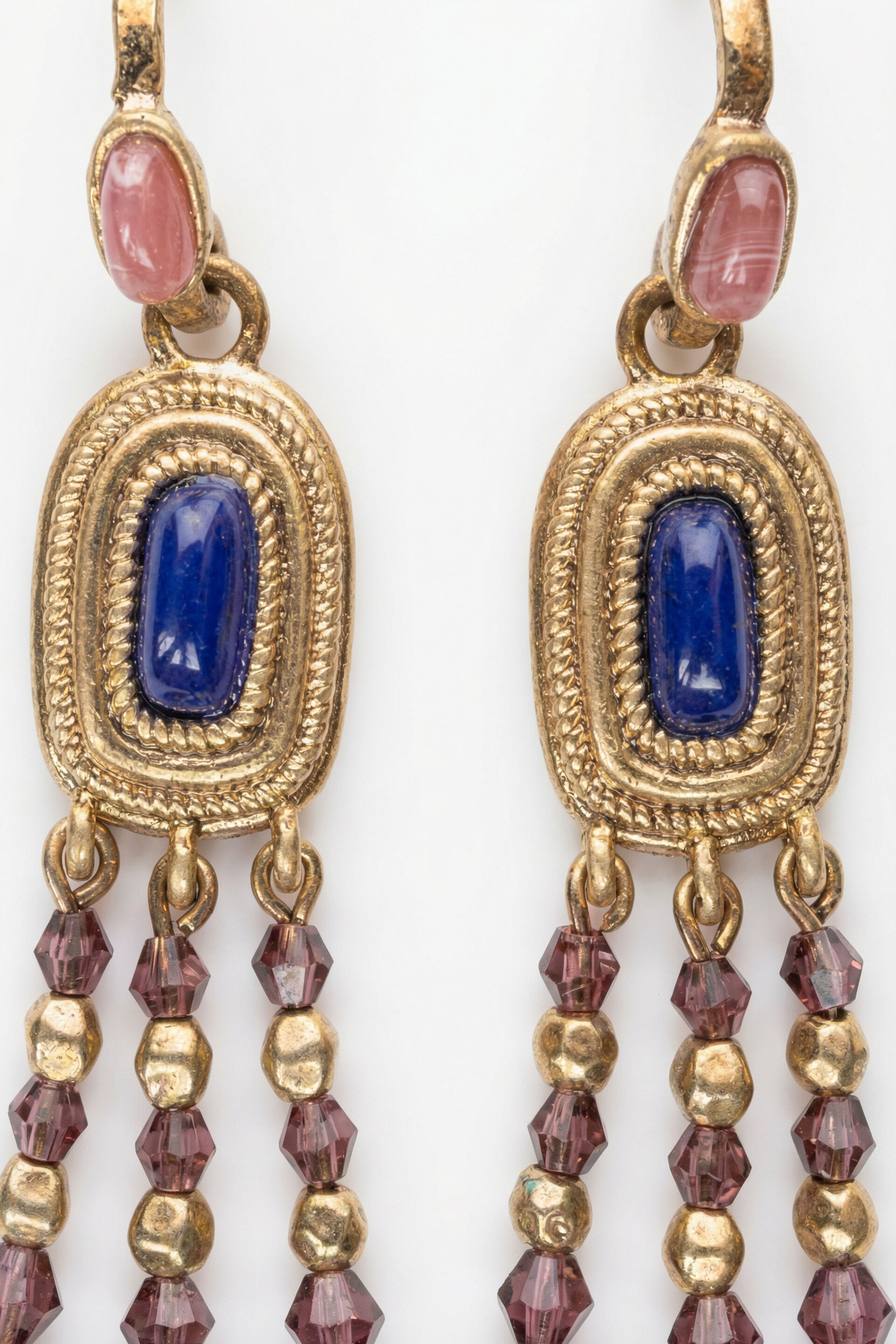 Beaded Column Dangler Earrings, , image 3